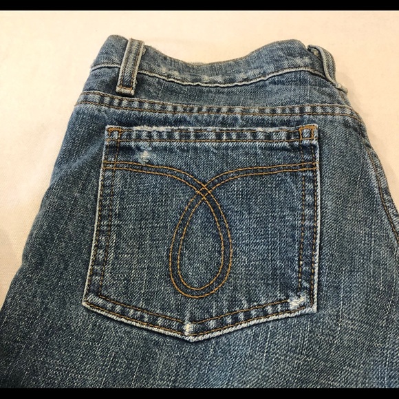 JUICY COUTURE Low Rise 00’s Cropped Blue Jeans - Picture 2 of 8